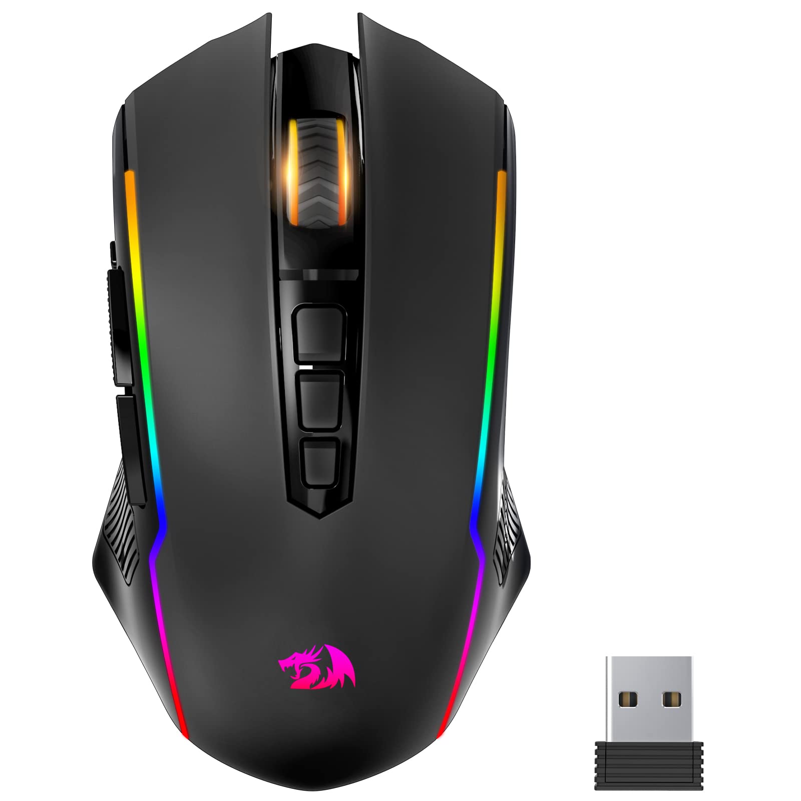 Ratón Inalámbrico para Juegos Redragon M910-ws 8000 Dpi Rgb - Venta Internacional