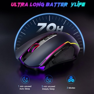 Foto 7 | Ratón Inalámbrico para Juegos Redragon M910-ws 8000 Dpi Rgb - Venta Internacional