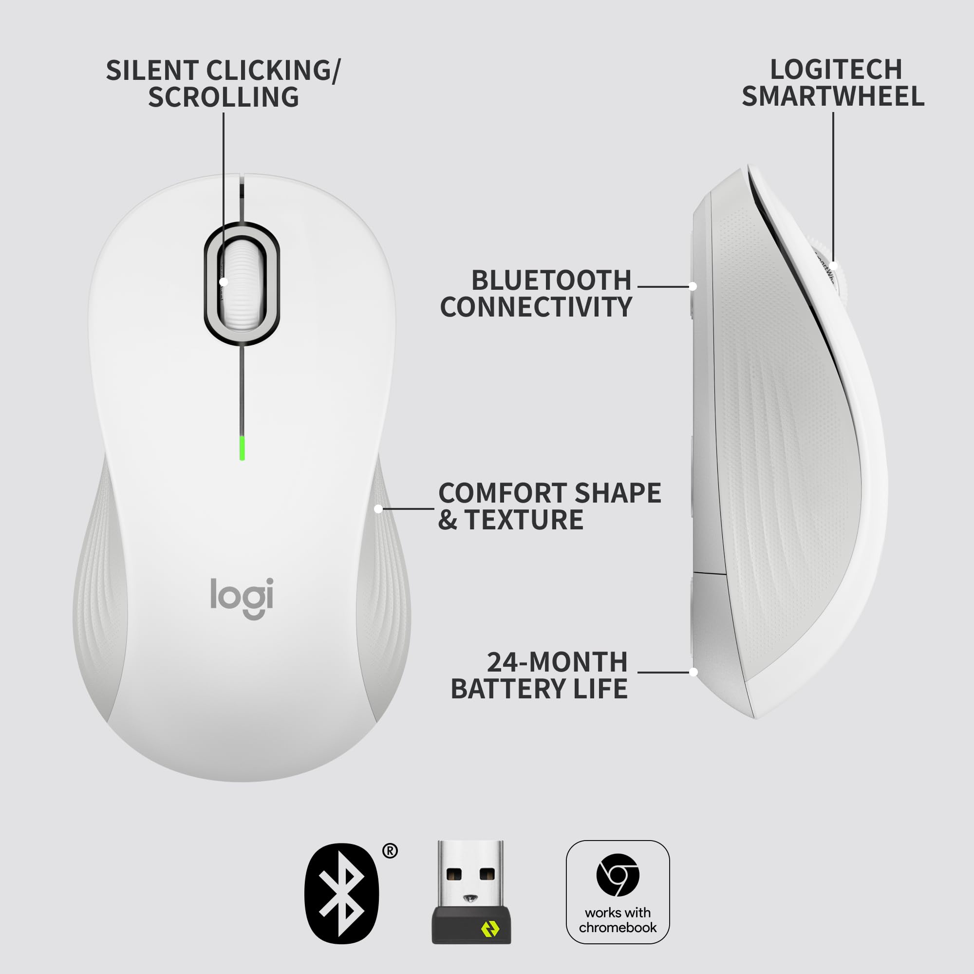 Foto 6 pulgar | Mouse Inalámbrico Logitech Signature M550 - Venta Internacional
