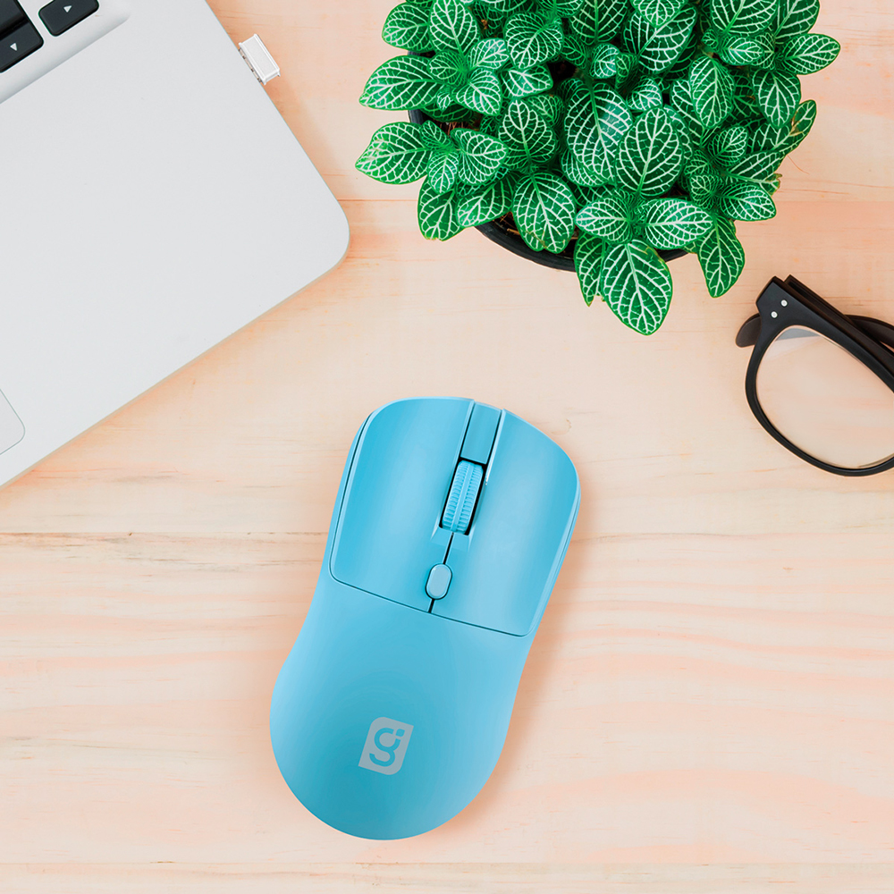 Foto 8 | Mouse Inalámbrico Greenleaf Azul