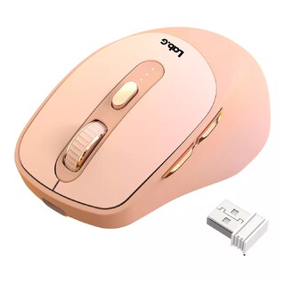 Foto 1 | Mouse Inalámbrico Silencioso Ergonómico Lab.g Rosa Palido