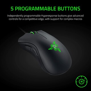 Foto 4 | Mouse Alámbrico Gamer Razer Deathadder Essential 6400 Negro-Venta Internacional