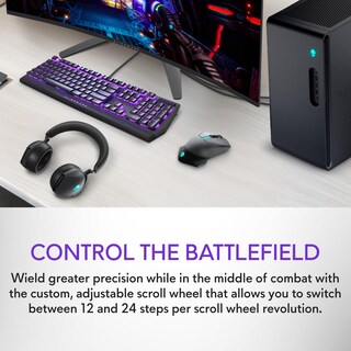 Foto 3 | Ratón Para Juegos Alienware Aw610m Con Cable/inalámbrico 16000 Dpi - Venta Internacional.