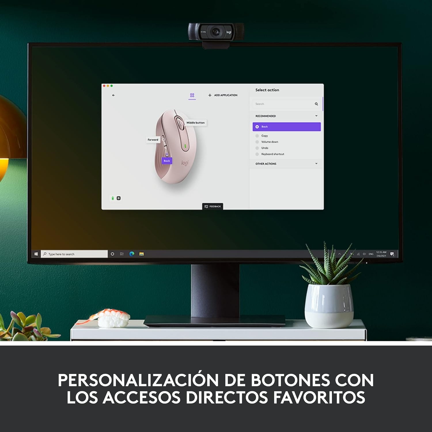 Foto 5 | Ratón Inalámbrico Logitech Signature M650 L De Tamaño Completo - Venta Internacional.