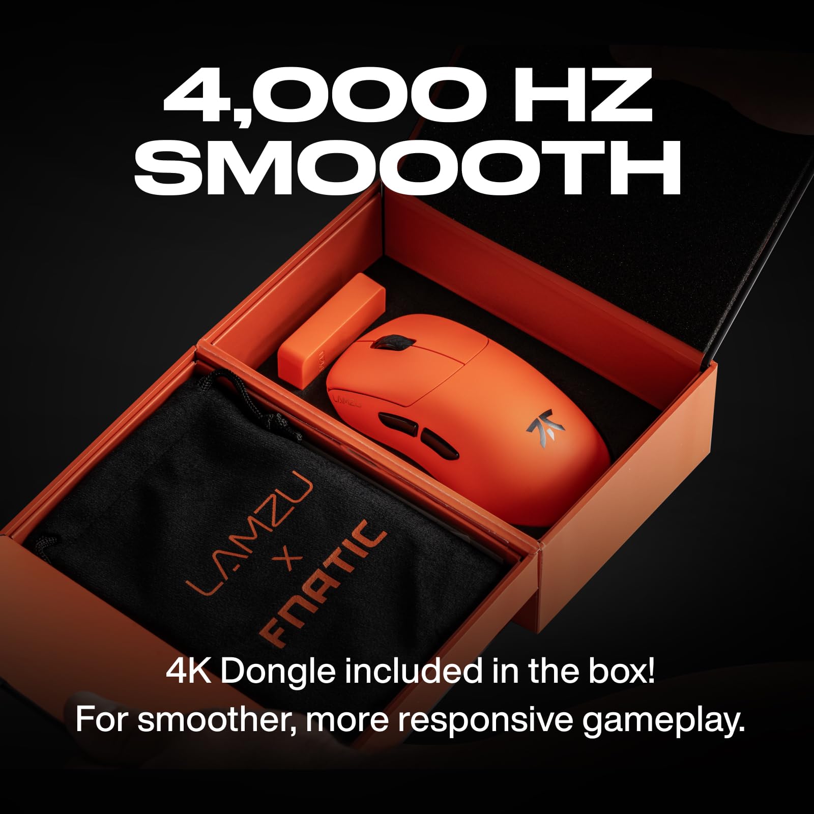 Foto 4 pulgar | Ratón Para Juegos Fnatic X Lamzu Thorn Wireless Pro 4k Edition - Venta Internacional.