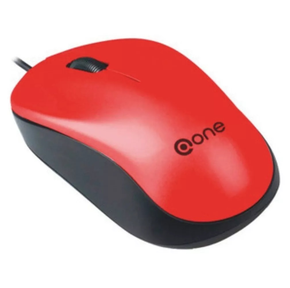 Foto 2 pulgar | Mouse One Usb Clásico Em103 Rojo Mrv-em103r