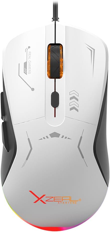 Foto 3 pulgar | Mouse Gamer Alambrico Xzeal XST-401 Rgb Blanco
