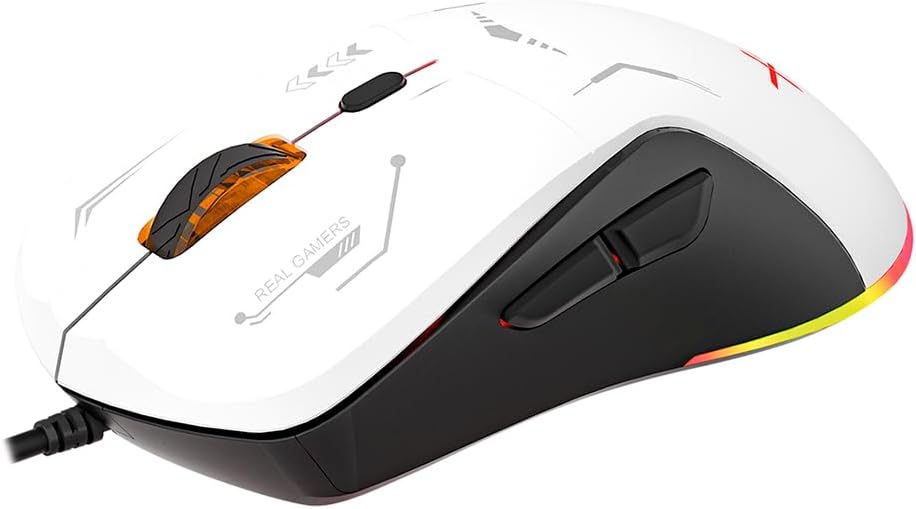 Foto 4 pulgar | Mouse Gamer Alambrico Xzeal XST-401 Rgb Blanco