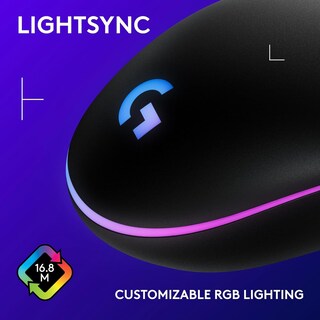 Foto 4 | Ratón Gaming Logitech G102/g203 Con Cable 8000 Dpi Rgb Negro - Venta Internacional.