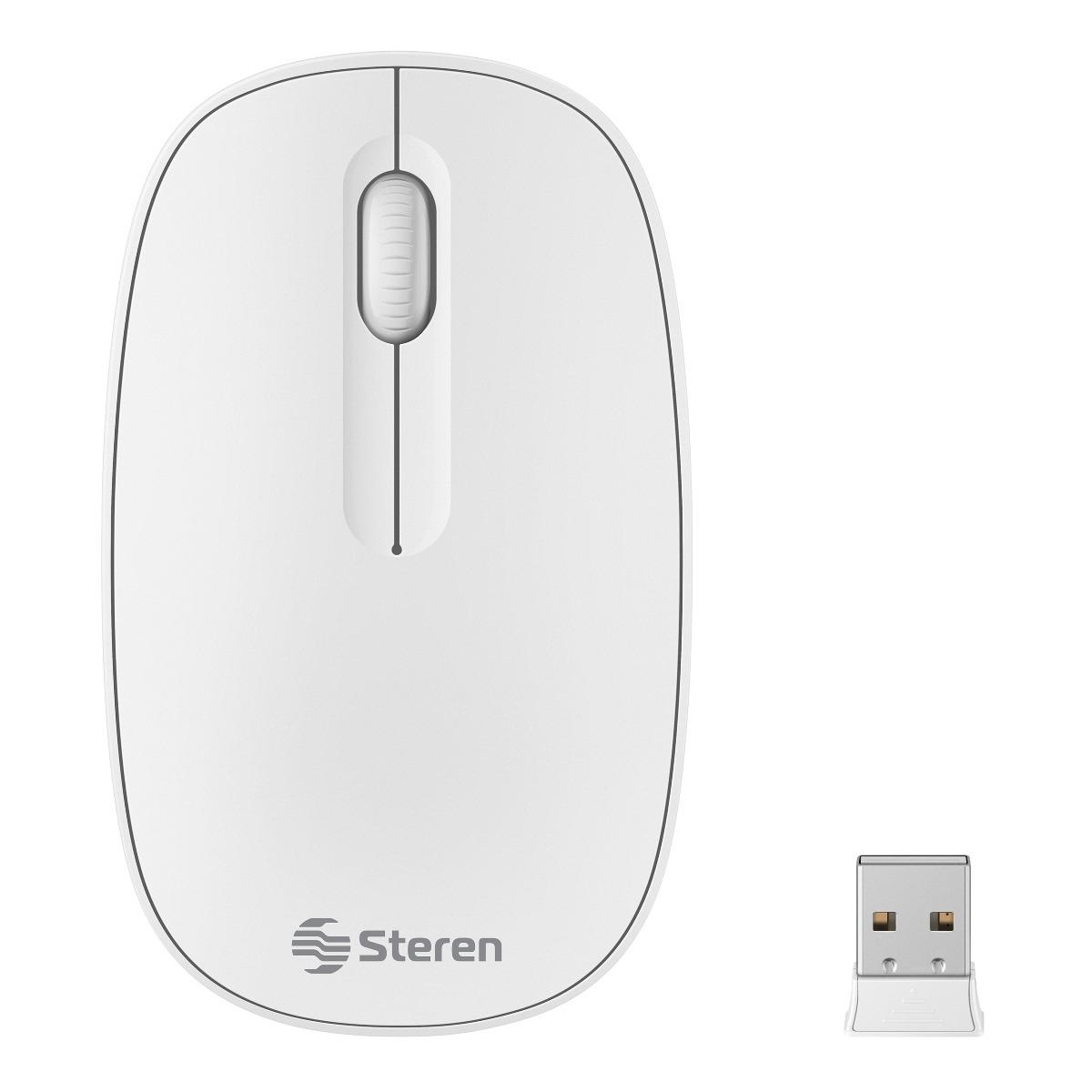 Mouse Inal mbrico Steren 1 200 Dpi Blanco Coppel