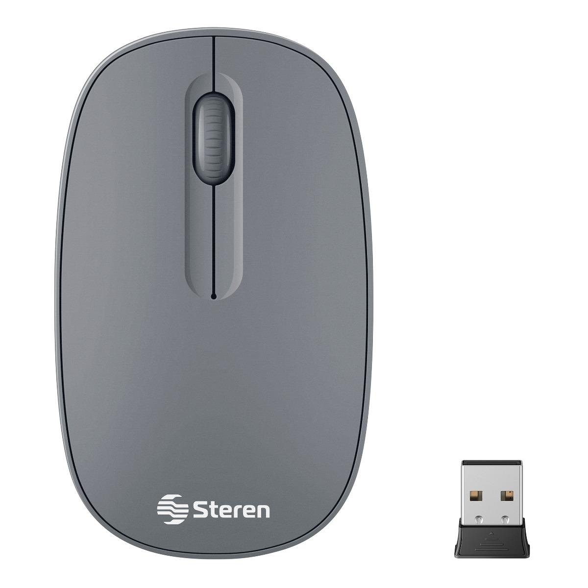 Foto 1 | Mouse Steren Inalámbrico 1 200 Dpi Gris