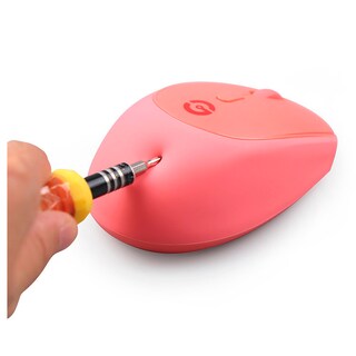 Foto 4 | Mouse Inalámbrico Getttech Colorful, Rojo Gac-24405r