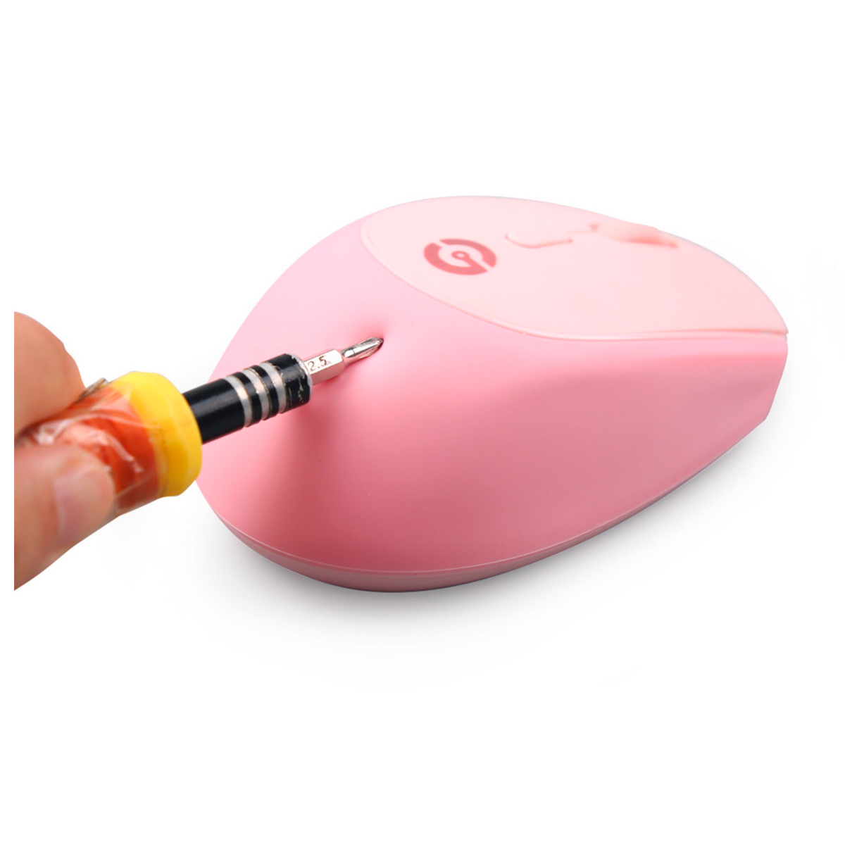 Foto 4 | Mouse Inalámbrico Getttech Colorful Gac-24404p color Rosa