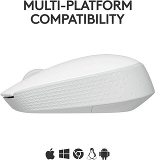 Foto 2 | Mouse Inalámbrico Logitech M170 Blanco 2,4 Ghz