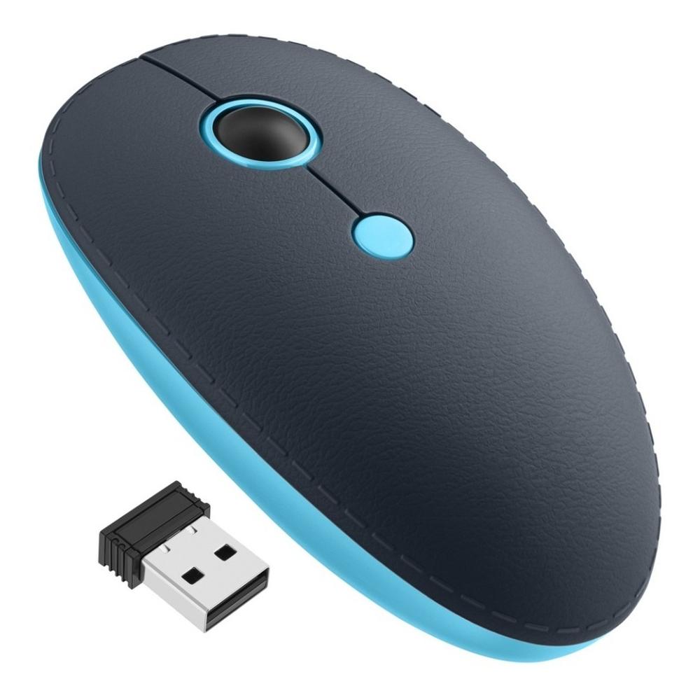 Foto 1 | Mouse Inalámbrico Steren COM-5710CAZ Azul 800/1200/1600 Dpi