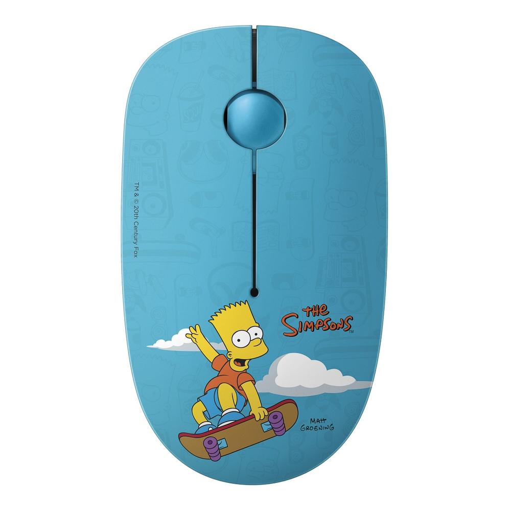 Foto 4 pulgar | Mouse Inalámbrico Steren COM-5711/S-BPAINT 1600 Dpi The Simpsons™ Bart Paint