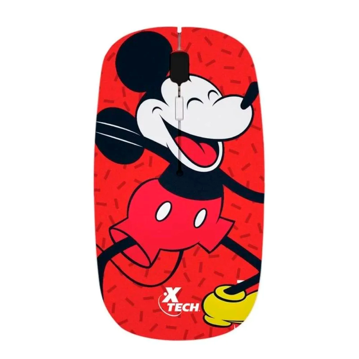 Foto 2 pulgar | Mouse Xtech Disney Mickey Mouse Inalambrico 1600 Dpi Rojo (xtm-d340mk)