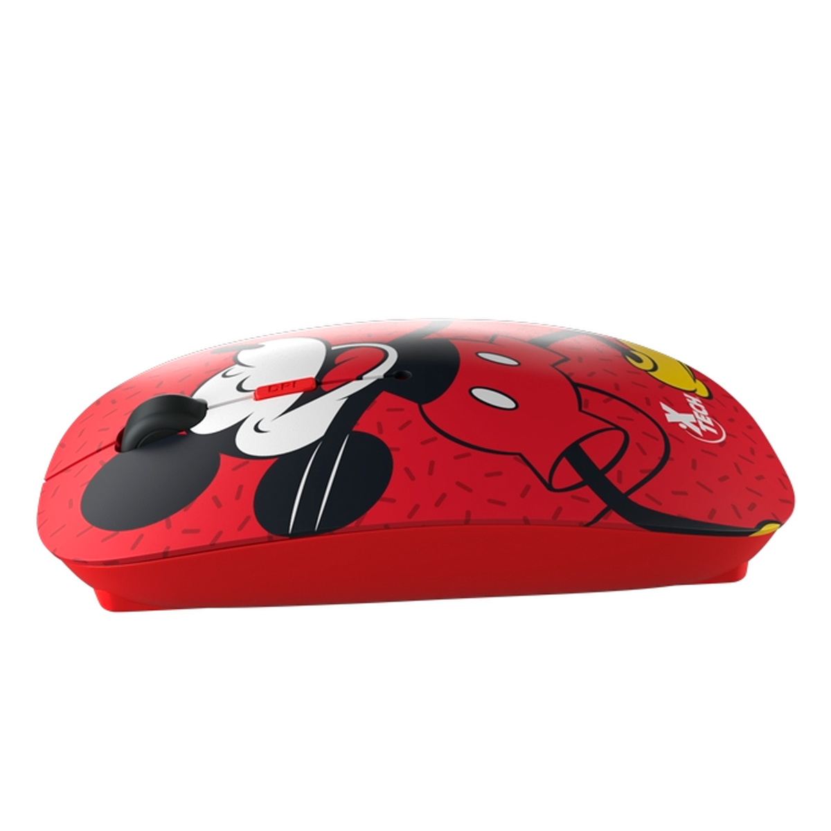 Foto 3 pulgar | Mouse Xtech Disney Mickey Mouse Inalambrico 1600 Dpi Rojo (xtm-d340mk)