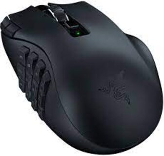 Foto 3 | Ratón Inalámbrico Ergonómico Para Juegos Razer Naga V2 Hyperspeed Mmo Con 19 Botones Programables