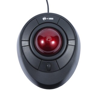 Foto 1 | Ratón Trackball Mcsaite Con Cable Y Rueda De Desplazamiento, Bola Roja - Venta Internacional.