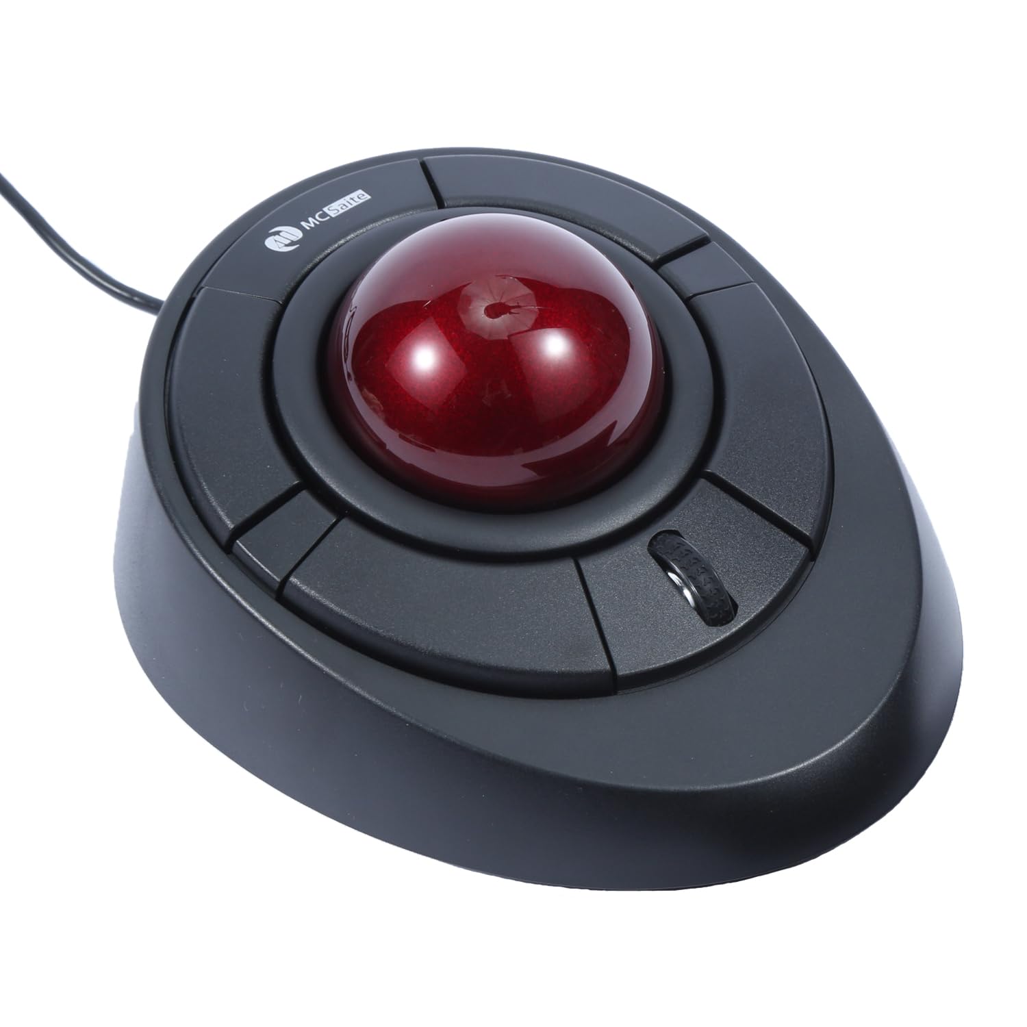 Foto 2 | Ratón Trackball Mcsaite Con Cable Y Rueda De Desplazamiento, Bola Roja - Venta Internacional.