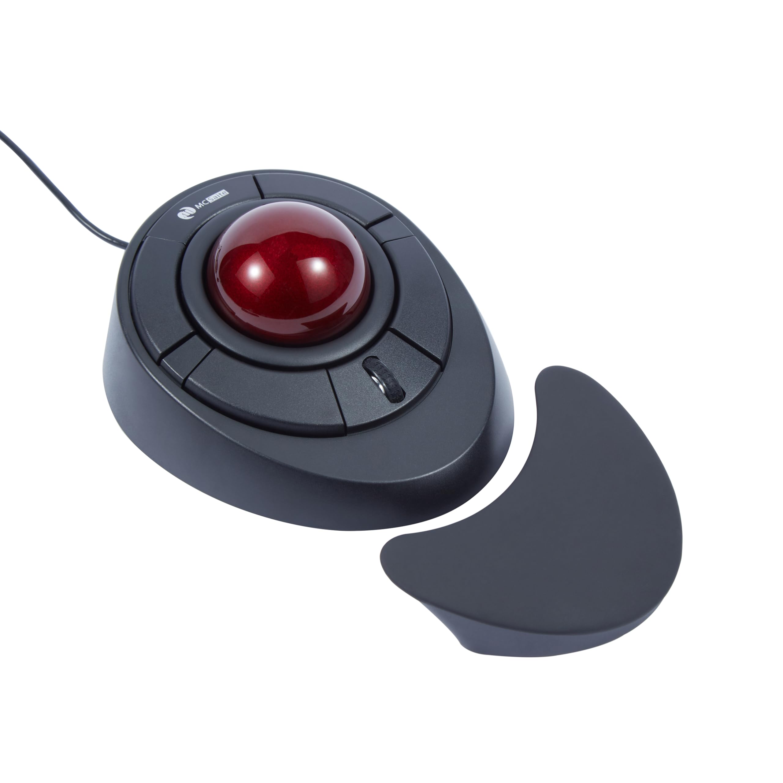 Foto 6 pulgar | Ratón Trackball Mcsaite Con Cable Y Rueda De Desplazamiento, Bola Roja - Venta Internacional.
