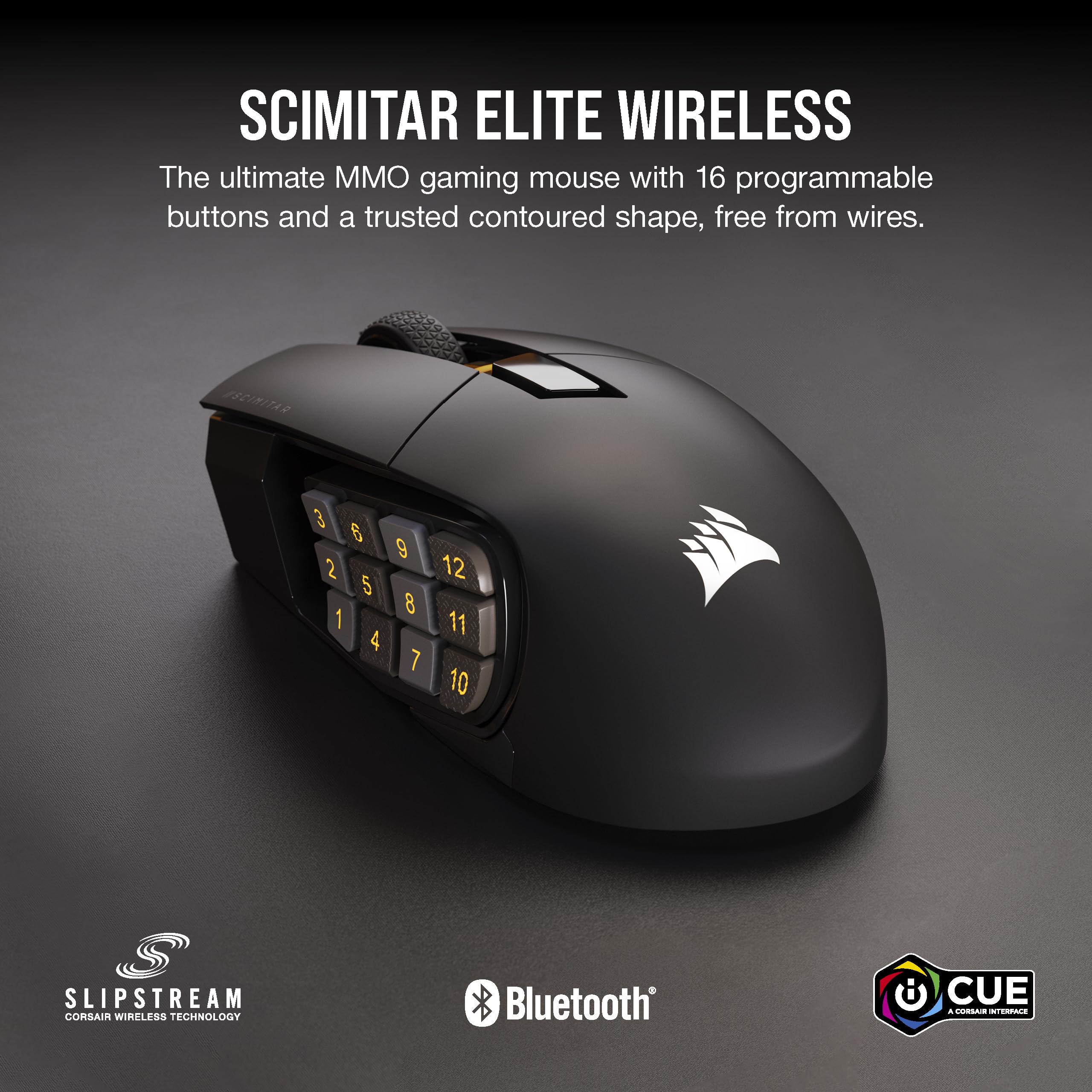 Foto 3 pulgar | Ratón Para Juegos Corsair Scimitar Elite Rgb Wireless 26,000 Dpi - Venta Internacional.