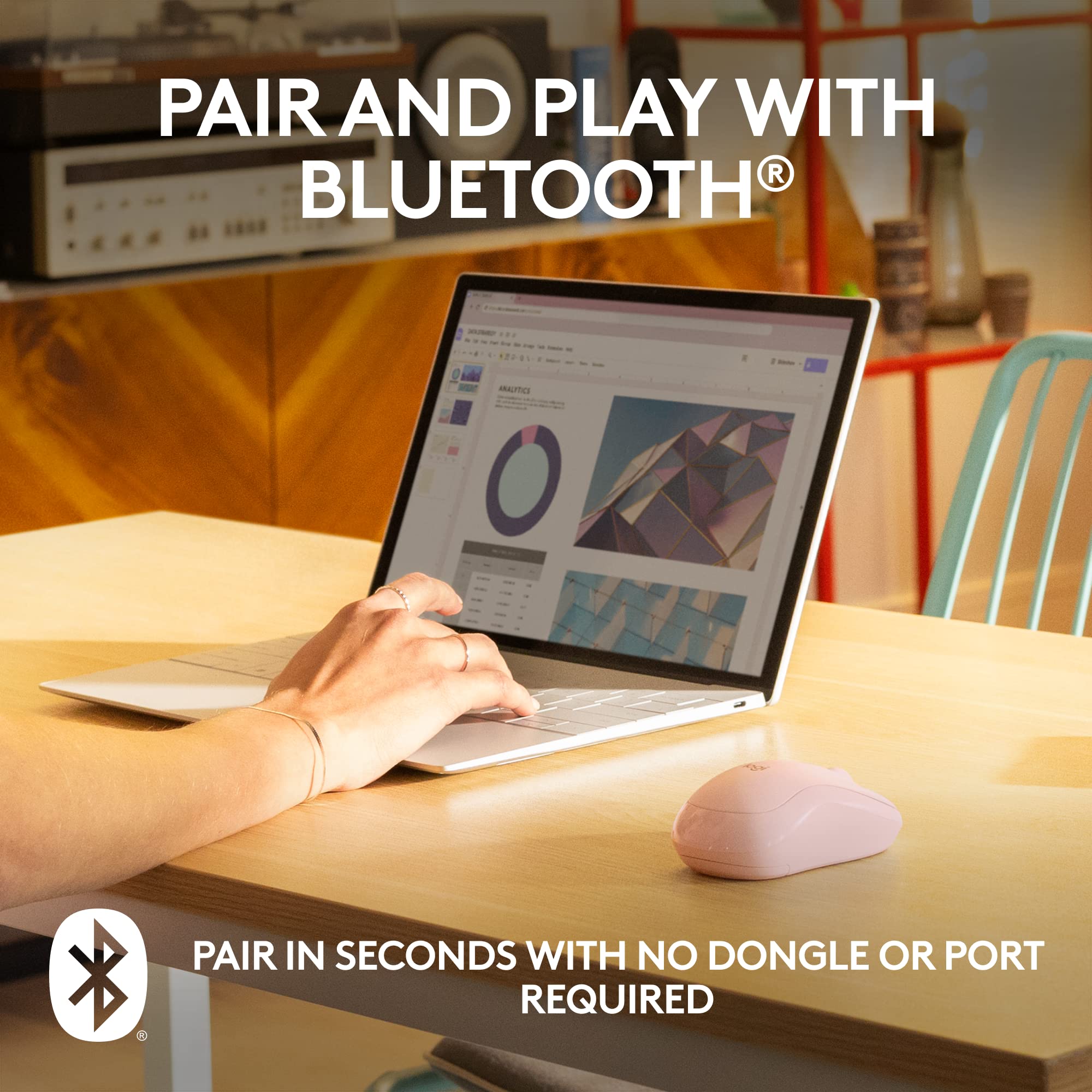 Foto 3 pulgar | Mouse Bluetooth Logitech M240 Silent Wireless - Venta Internacional