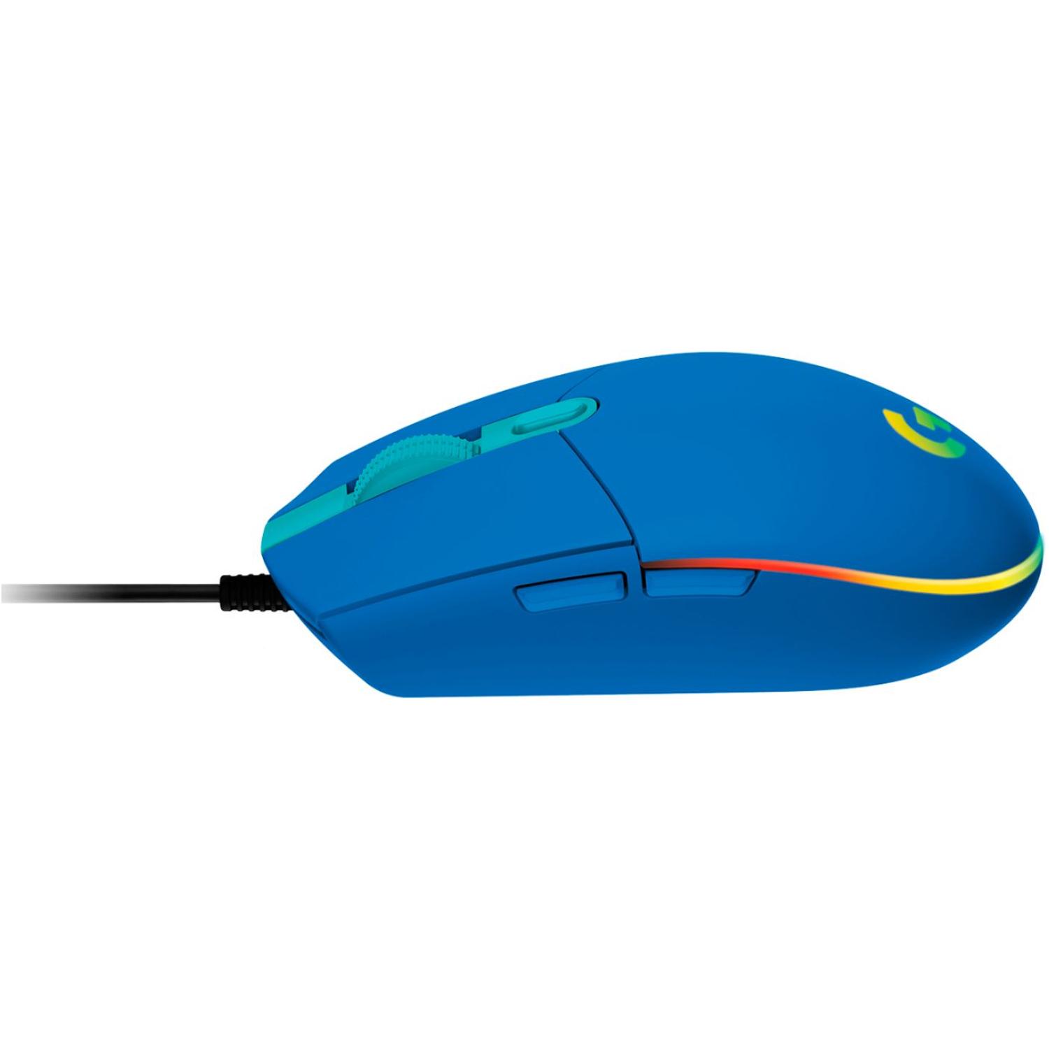 Foto 4 pulgar | Mouse Gamer Logitech G G203 Rgb Lightsync 8000 Dpi 6 Botones 910-005795 color Azul