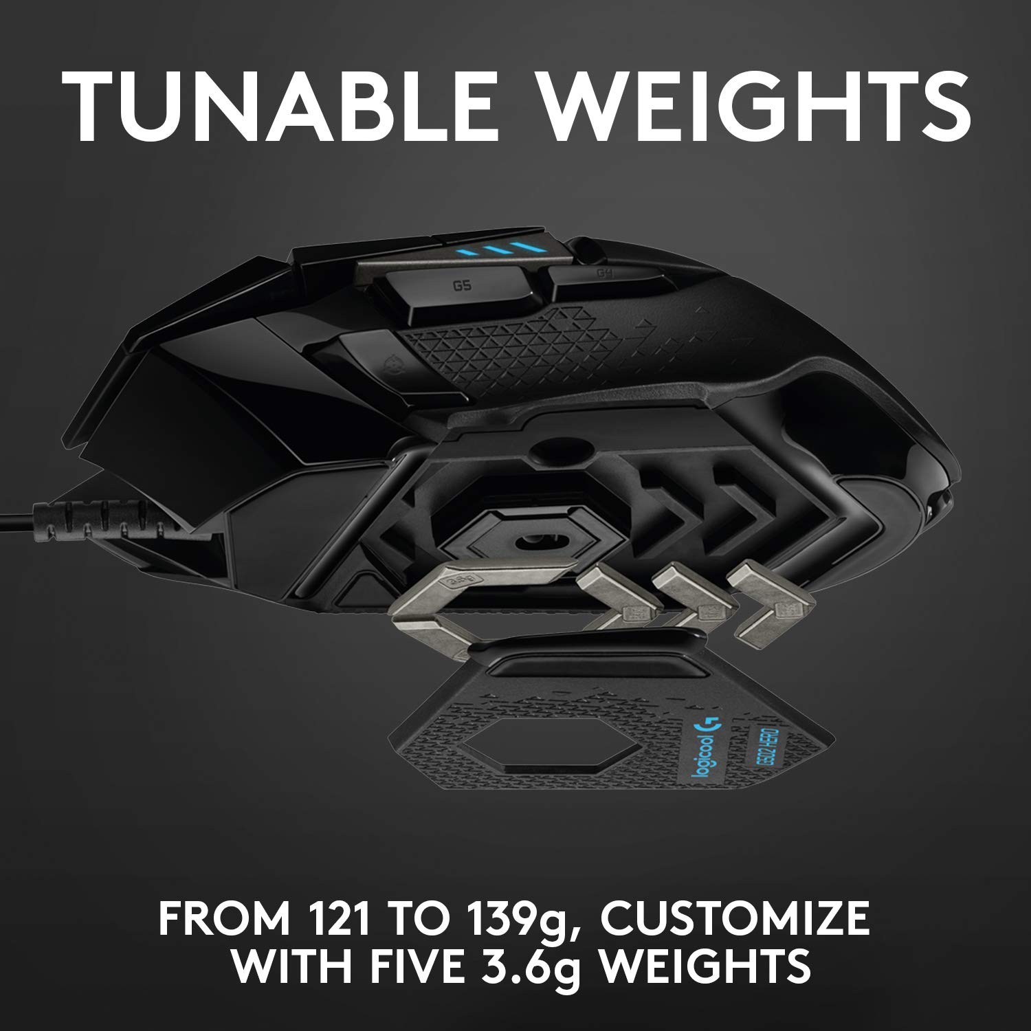 Foto 3 | Ratón Para Juegos Logitech G502 Hero De Alto Rendimiento Con Cable - Venta Internacional.