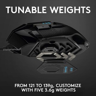 Foto 3 | Ratón Para Juegos Logitech G502 Hero De Alto Rendimiento Con Cable - Venta Internacional.