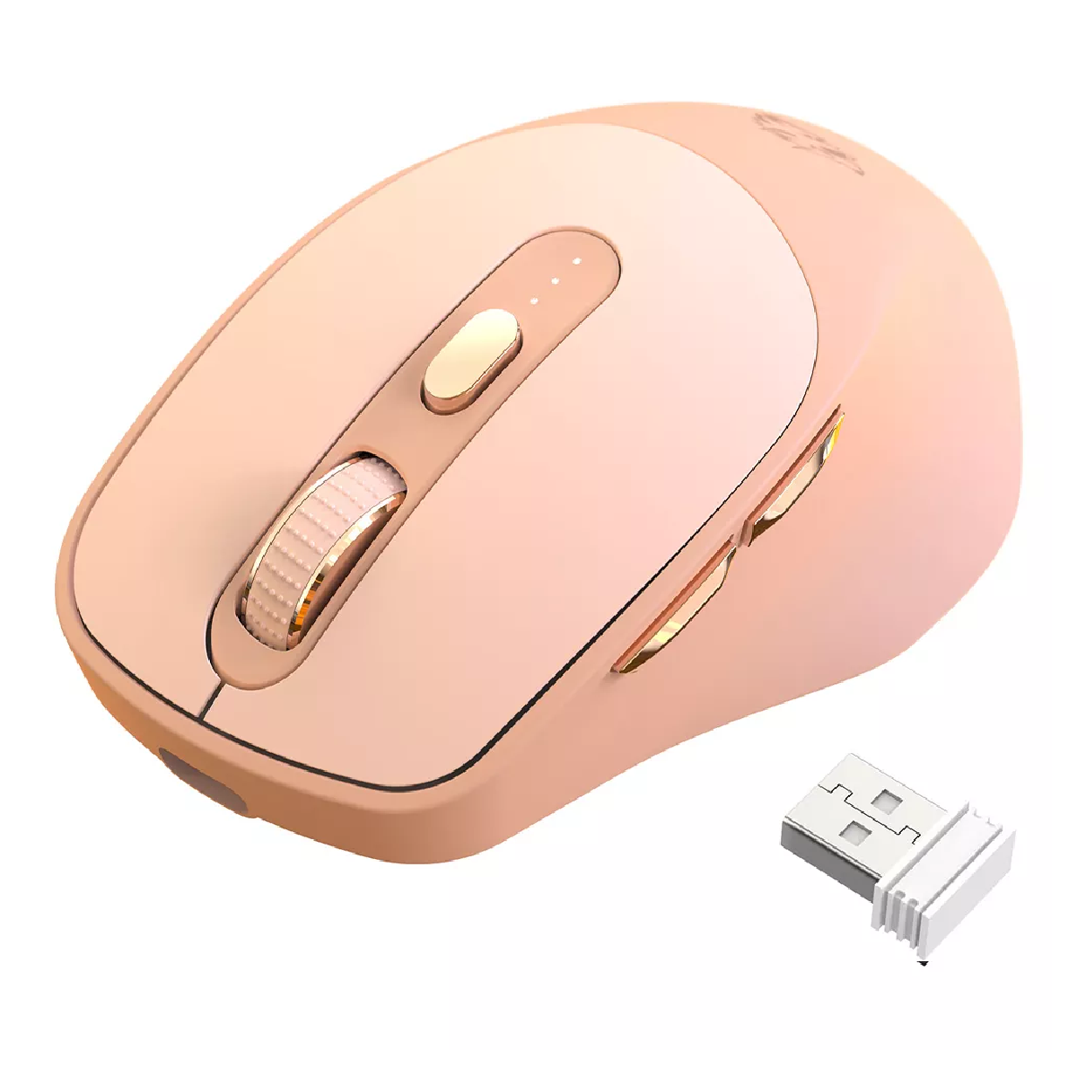 Foto 1 | Mouse Inalámbrico Belug Rosa