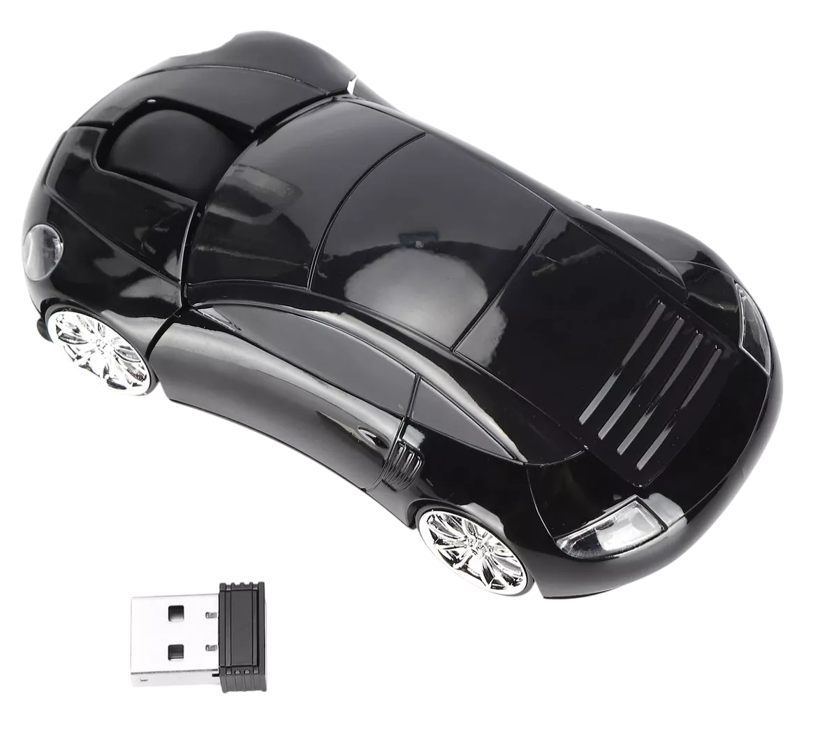 Foto 1 | Mouse Inalambrico de Coche Game Usb Negro