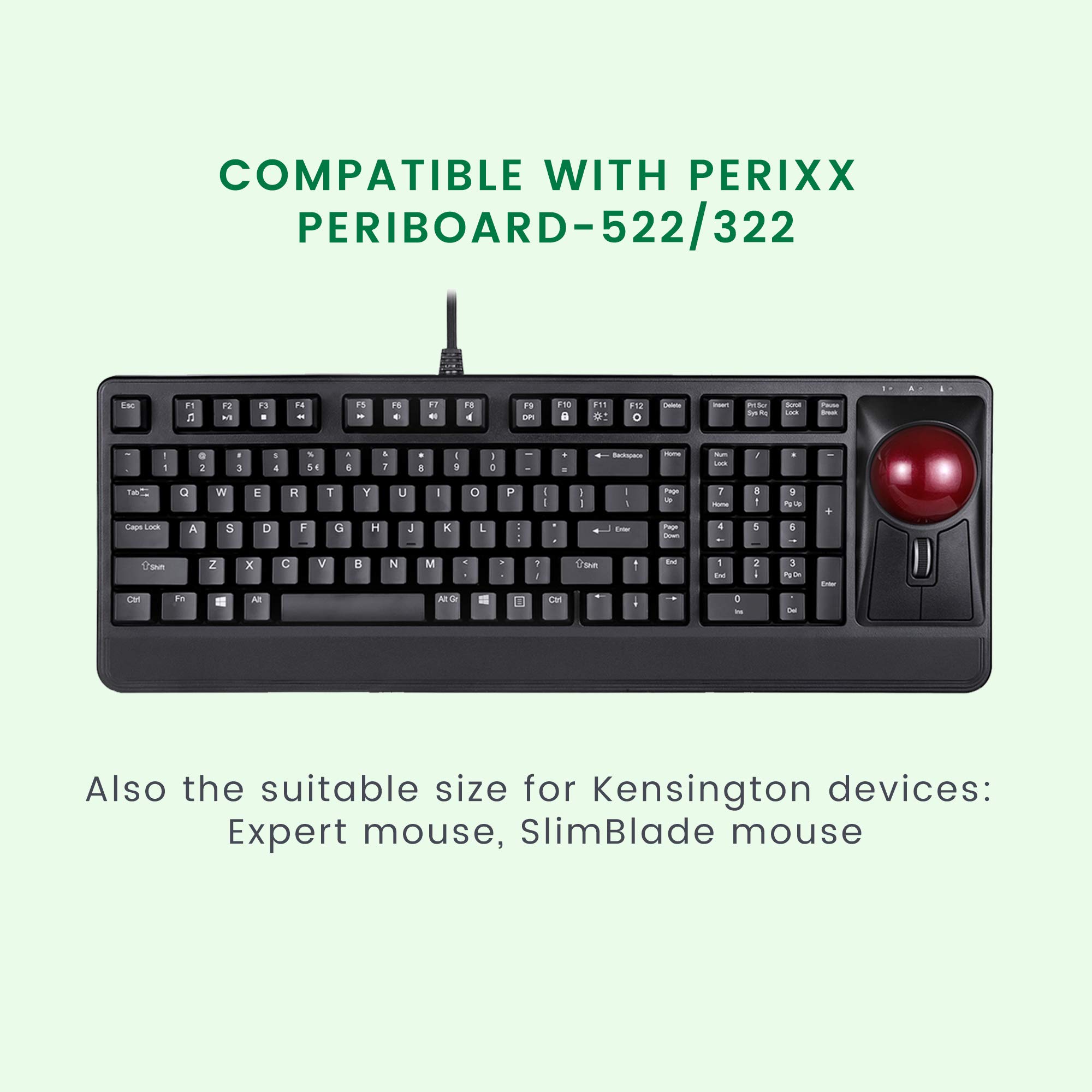 Foto 4 pulgar | Reemplazo de TrackBall de Bola de Mouse Perixx Rojo-Venta Internacional
