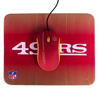 Foto 2 | Mouse Alámbrico con Mousepad Ginga Nfl San Francisco
