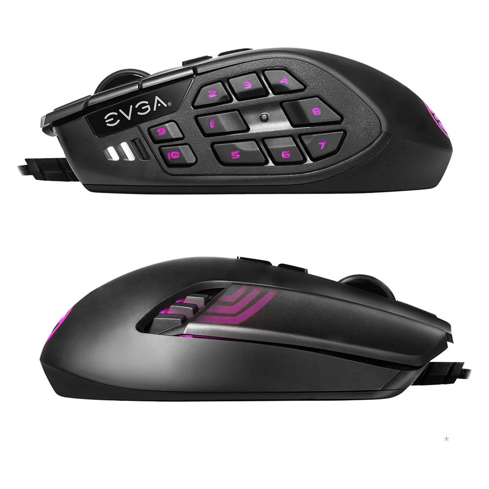 Foto 3 pulgar | Mouse Gamer Evga color Negro X15 Mmo Gaming 1600opdi 20 Botones 8k Rgb Usb 904-w1-15bk-k3