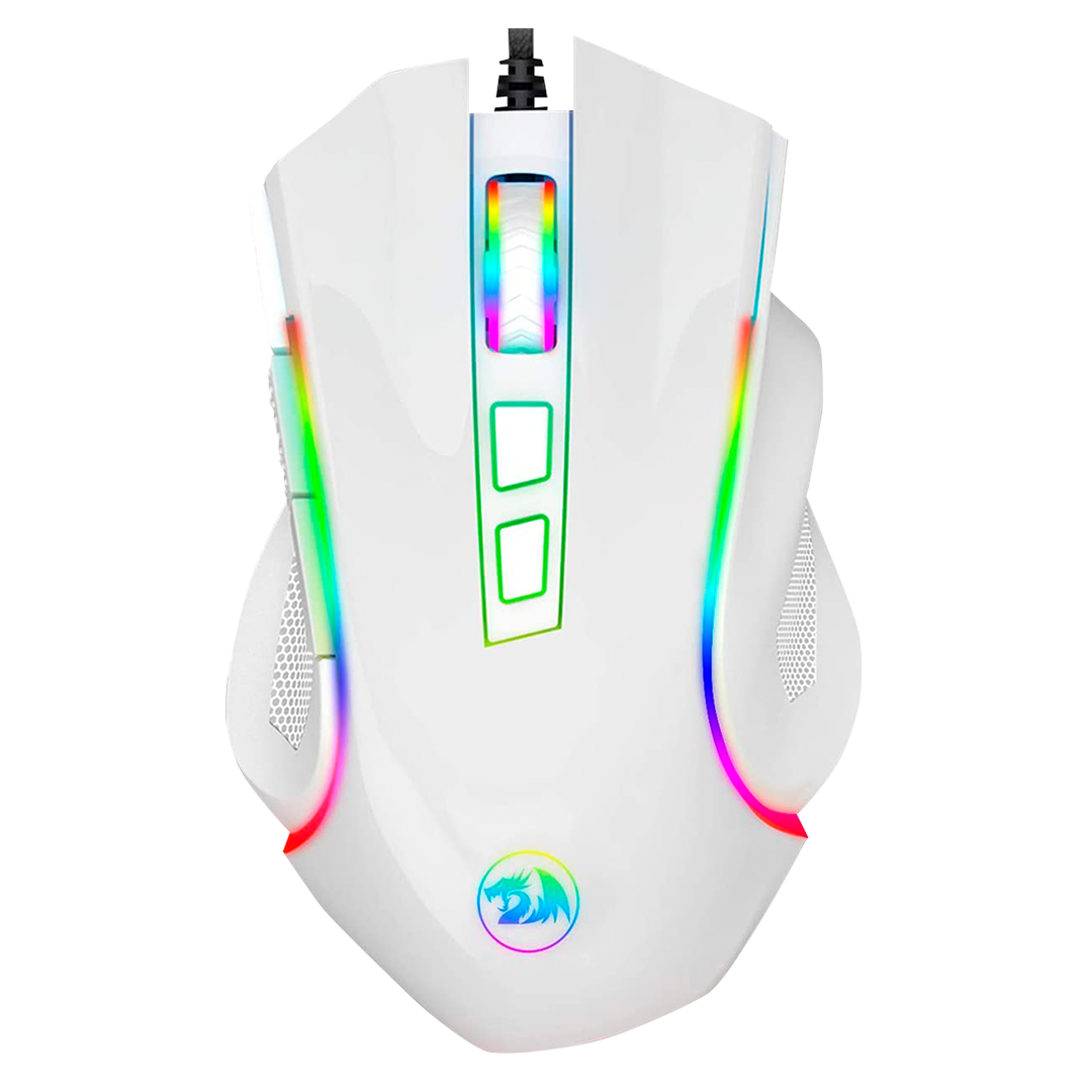 Mouse Gamer Redragon M607 W color Blanco Griffin White $549