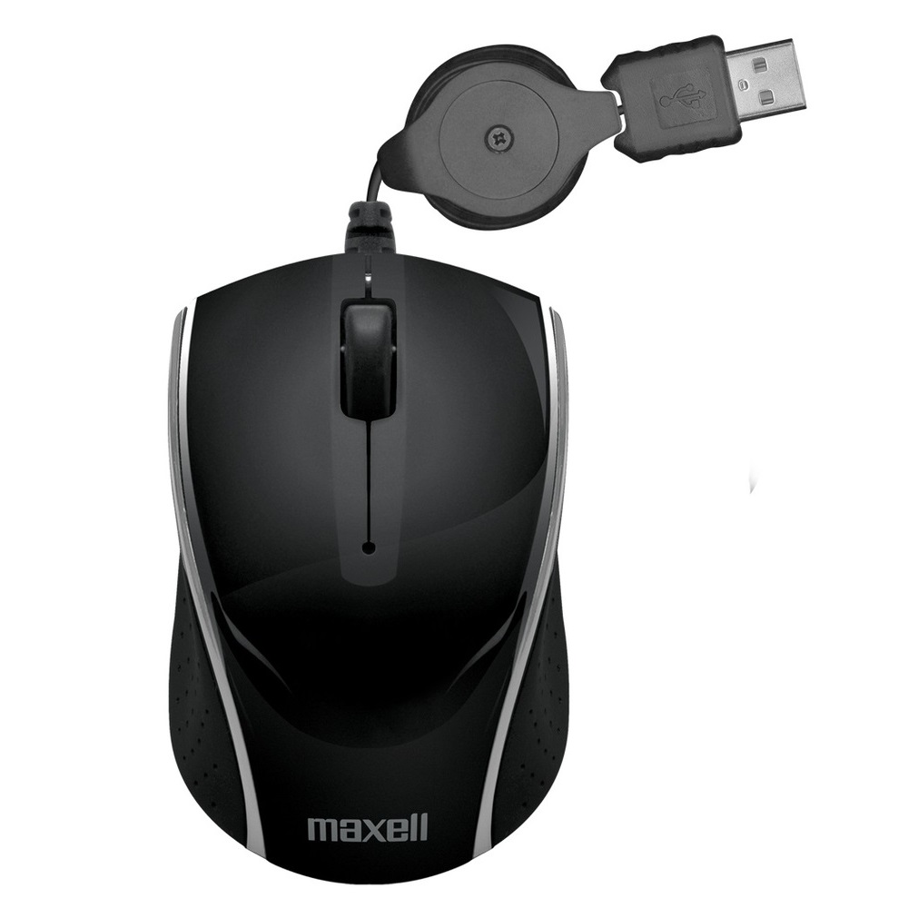 Foto 1 | Mouse Maxell Retráctil Óptico Micro USB 800 Dpi 347058