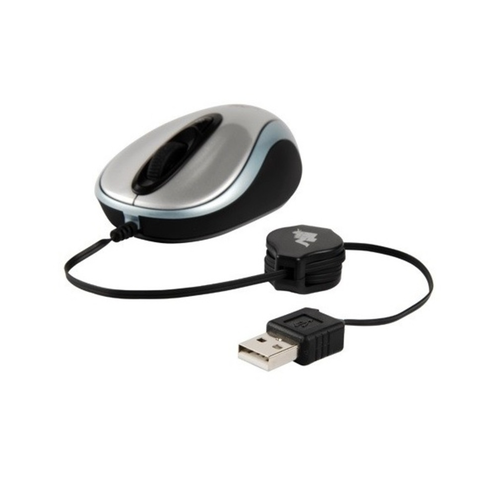 Foto 2 pulgar | Mouse Óptico Maxell Alámbrico Retráctil Mowr-004 USB 347002
