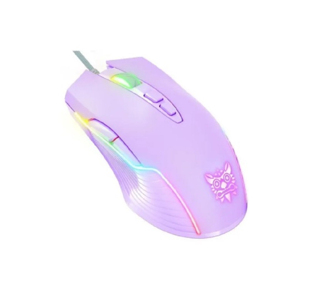 Foto 2 pulgar | Mouse de Juego Malubero Óptico color Púrpura