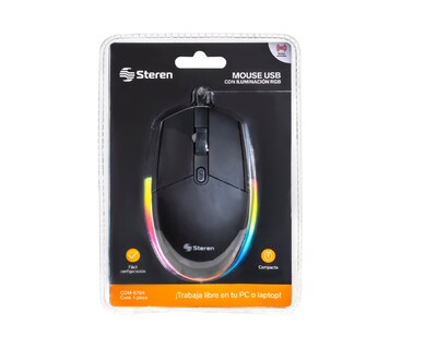 Foto 2 | Mouse Alámbrico USB con Iluminación RGB