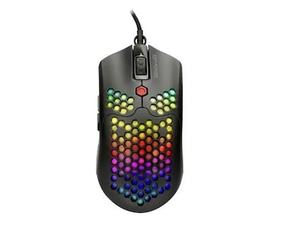 Foto 1 | Mouse Gamer Nextep Dragon XT color Negro Óptico RGB USB 6400 DPI