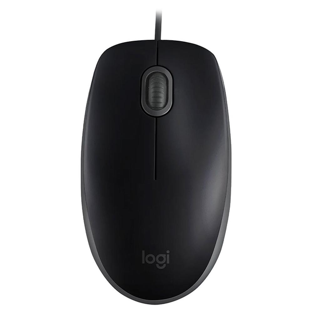 Logitech Mouse M110 Silent Tamaño Normal Confortable Alámbrico Color Negro