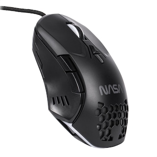 Foto 2 | Mouse Alámbrico Gamer NASA NS-GM01 color Negro Luz RGB Hasta 6000 DPIS color Negro