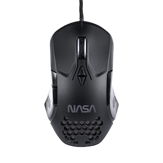 Foto 3 | Mouse Alámbrico Gamer NASA NS-GM01 color Negro Luz RGB Hasta 6000 DPIS color Negro