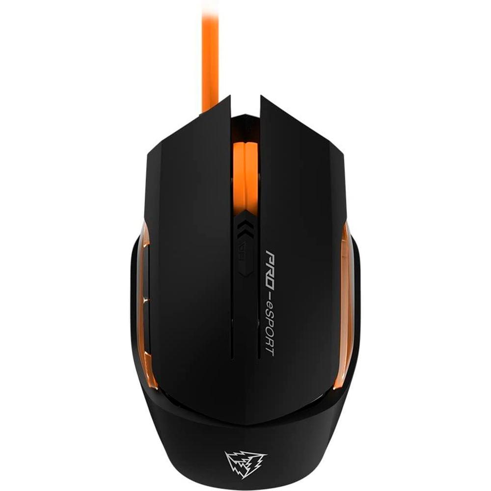 Foto 3 pulgar | Mouse Gamer Thunder X3 Tm20 Led 4000 Dpi Usb color Naranja