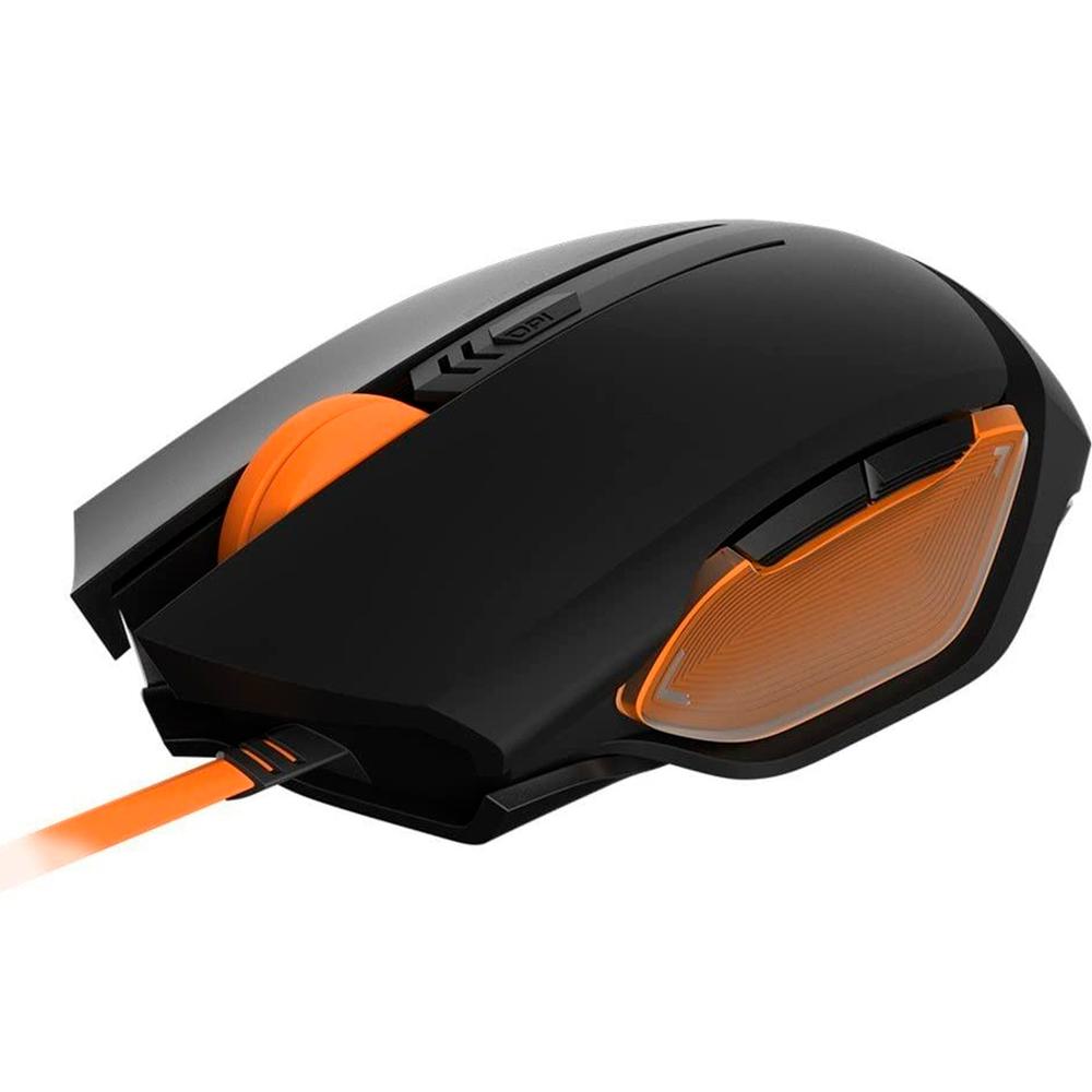 Foto 5 pulgar | Mouse Gamer Thunder X3 Tm20 Led 4000 Dpi Usb color Naranja