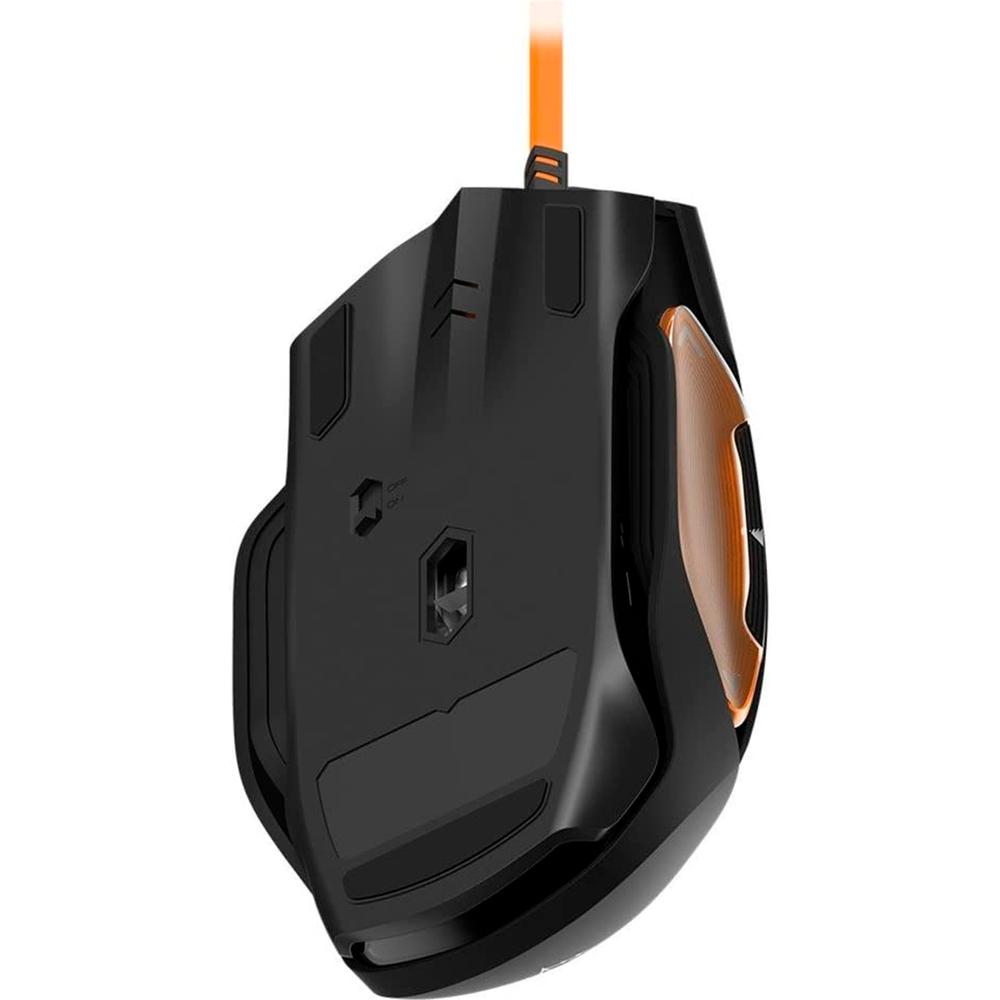 Foto 6 pulgar | Mouse Gamer Thunder X3 Tm20 Led 4000 Dpi Usb color Naranja