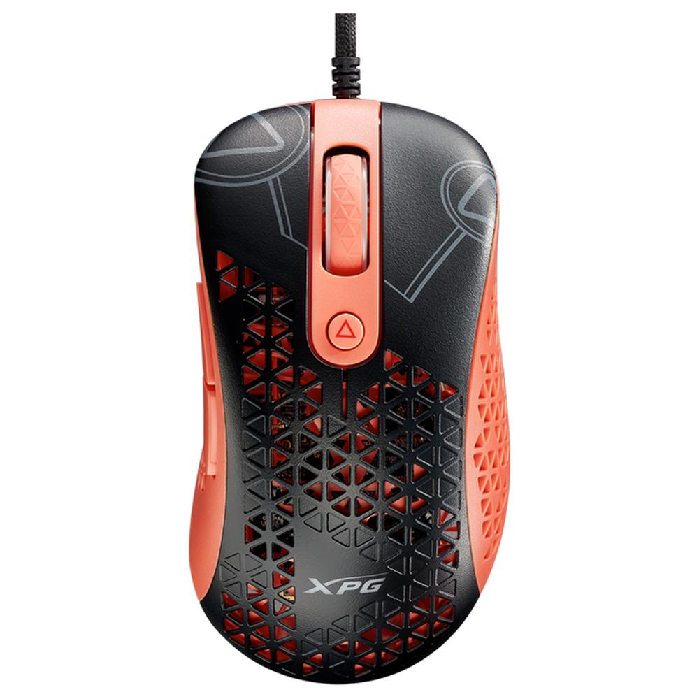 Mouse Gamer XPG SLINGSHOT-BK/OGCWW color Negro Slingshot Mera Edition 12000dpi 6 Botones USB RGB