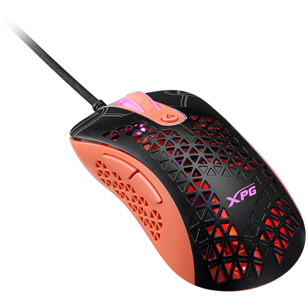 Foto 4 pulgar | Mouse Gamer XPG SLINGSHOT-BK/OGCWW color Negro Slingshot Mera Edition 12000dpi 6 Botones USB RGB
